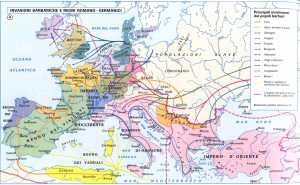 Ivasioni barbariche e regni romani - germanici